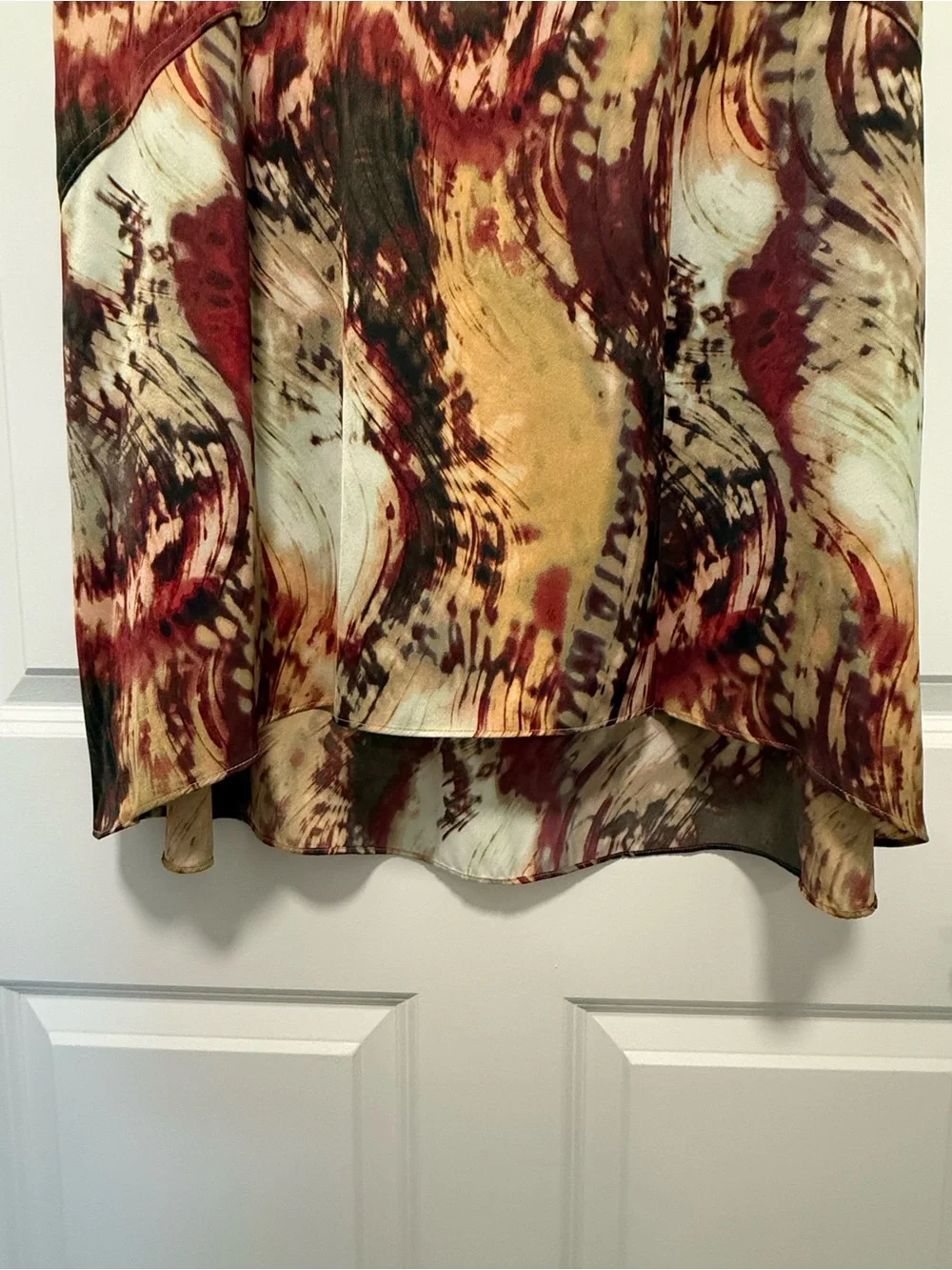 Simply Vera Vera Wang Skirt XL Abstract Print Midi New With Tag - XL